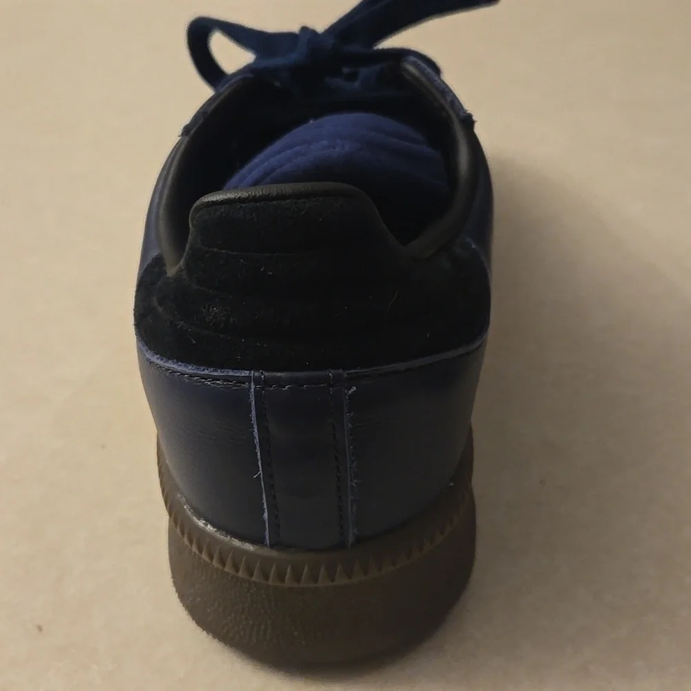 Adidas Women's Navy and White Samba Sneakers Sz 8.5 - Picture 6 of 8